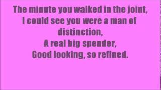 Glee Big Spender with lyrics