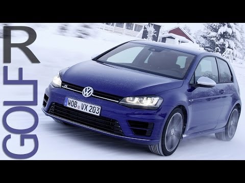 New VW Golf R MK7 - SNOW DRIFT - Winter Test Drive