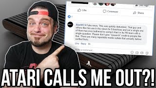 ATARI Calls Me FAKE NEWS Over Atari VCS Coverage | RGT 85