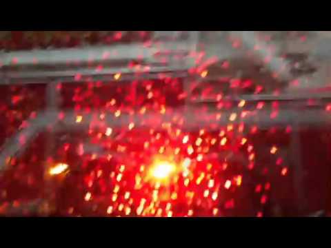 Quick view of North Andover fire ladder 1 during the storm