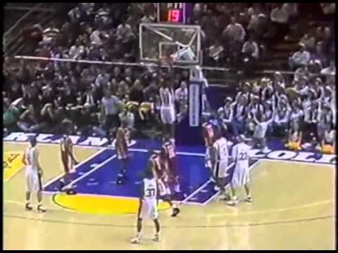 1994 Cal Basketball defeats USC 77-68 at Oakland Coliseum