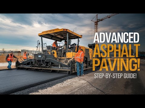 Advanced asphalt paving | Amazing Modern Asphalt Road Construction Technology