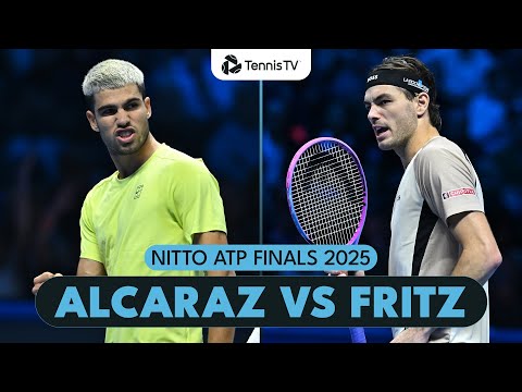 Carlos Alcaraz vs Taylor Fritz EPIC! | Nitto ATP Finals 2025 Highlights