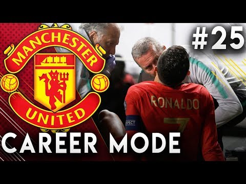 FIFA 19 Manchester United Career Mode EP25 - Ronaldo Injured?! Champions League R16 Draw!!