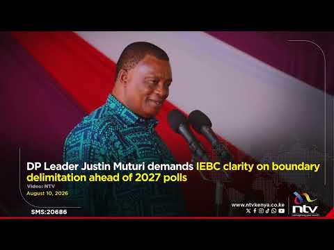 DP Leader Justin Muturi demands IEBC clarity on boundary delimitation ahead of 2027 polls