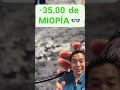 Miopía extrema 🤯. Con mucha miopía también pudieras ser candidato a cirugía de lentes intraoculares