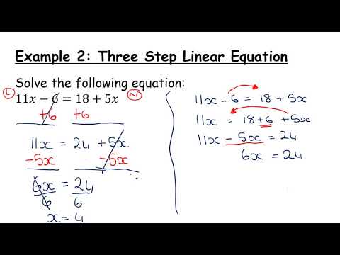 JCHL Revision - Solving Linear Equations