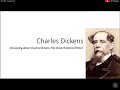Charle Dickens A Historical Writer Discussing About A Historical Writer