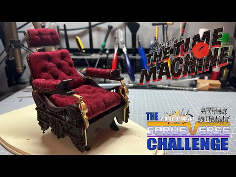 The Sprueverse Challenge - Build the 1960 1:6 Scale Time Machine - Part 2 - The Chair