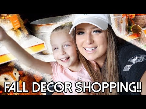COME SHOPPING WITH ME!! Buying Fall Home Decor on a $50 budget!! Video