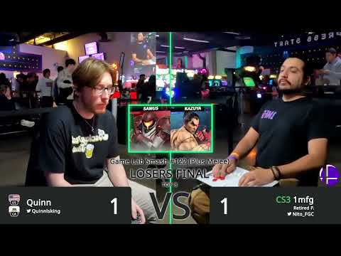 Game Lab Smash #122 Quinn (Samus / Palutena) Nito (Kazuya)