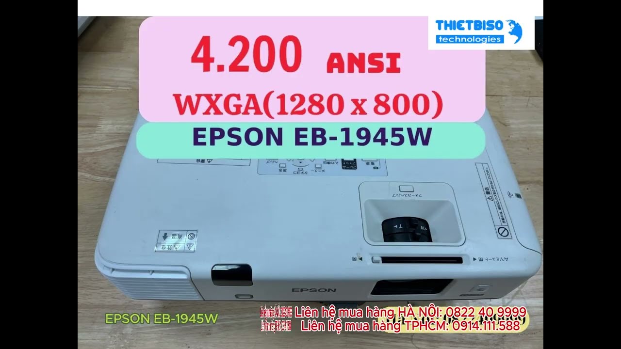 Máy chiếu cũ EPSON EB-1945W giá rẻ (70087L)