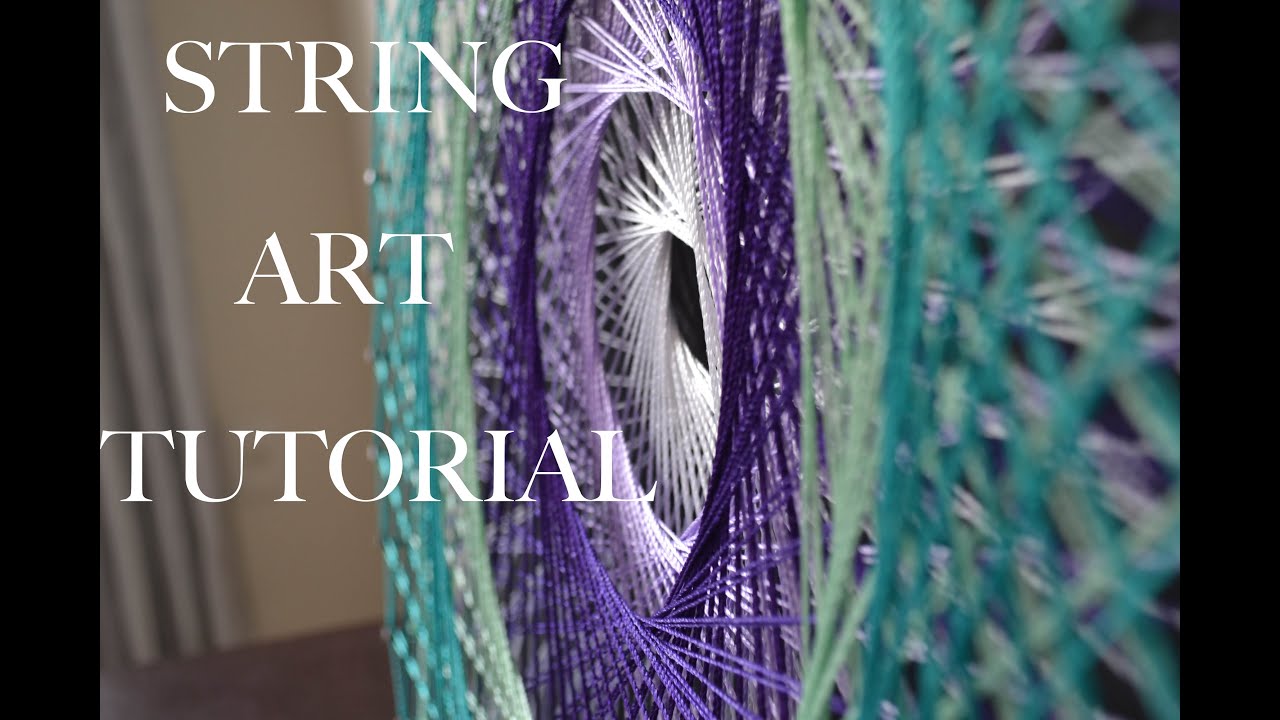 STRING ART MANDALA TUTORIAL