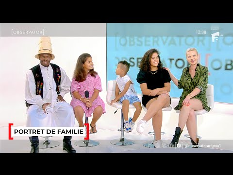 Banto Dos Santos with his family at the Antena 1 observatory - The Brazilian with a Romanian soul...