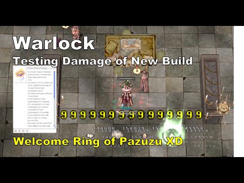 [BB iRO] Warlock Online - Ring of Pazuzu Test Damage + New Build - IRO Chaos