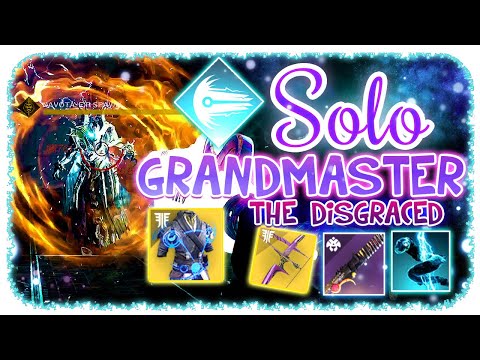 Solo Grandmaster Nightfall 1840 - Warlock - The Disgraced - Destiny 2 Platinum Rank