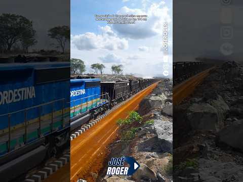 Composição da #transnordestina carregado de brita em #piquetcarneiro #ceará #fyp #nordeste #viral