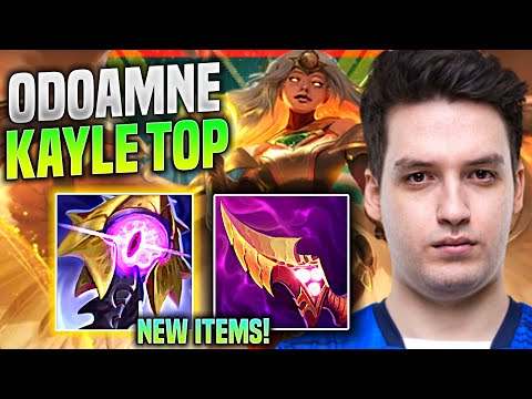 ODOAMNE PICKS KAYLE WITH NEW ITEM RIFTMAKER! - S04 Odoamne Plays Kayle TOP vs Sylas! | Preseason 11