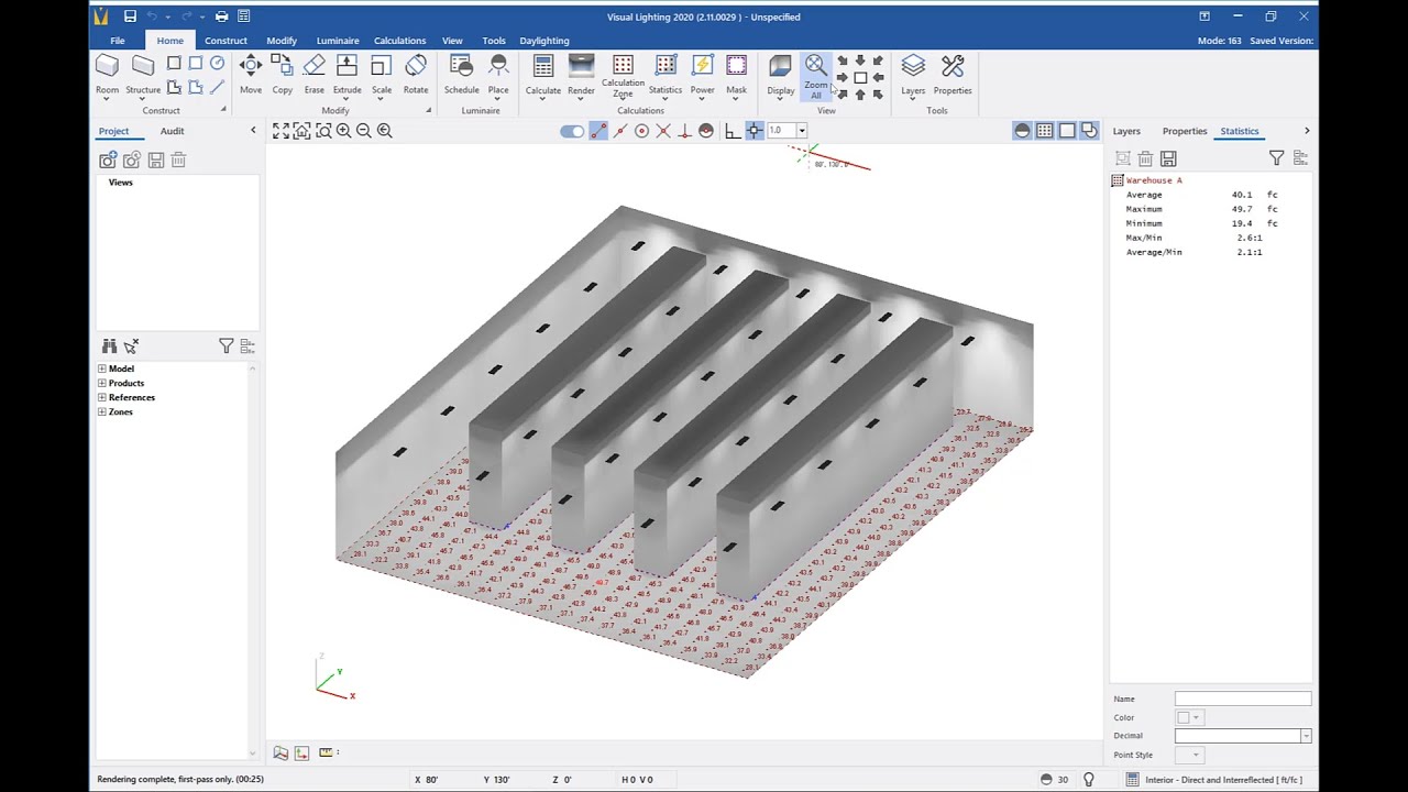Visual Lighting - Warehouse Design