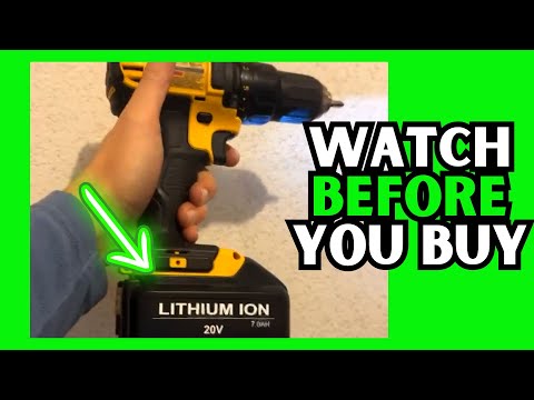 DEWALT KNOCK OFF BATTERIES |  Dewalt 20V Max | AMAZON GENERIC BATTERY