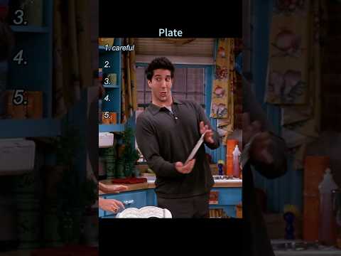 Monica really loves her plates! 🍽️💖😭#shorts