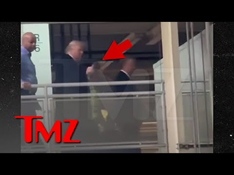 President Trump Filmed Flipping Off Ford Worker Who Yells 'Pedophile Protector' at Him | TMZ