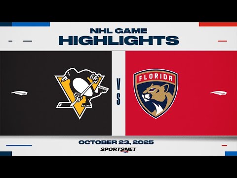 NHL Highlights | Penguins vs. Panthers - October 23, 2025