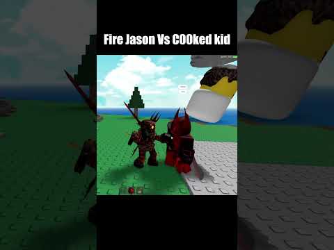 Fire Jason Vs M4 C00lkid 😱 #roblox #naturaldisastersurvival #forsaken #robloxegor