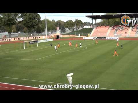 23.09.2012 bramki Chrobry Głogów - Rozwój Katowice 1:2