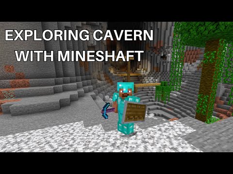 EPIC! Exploring Huge Mineshaft in BlueMC - Minecraft