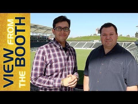 LA Galaxy at Seattle Sounders - View from the Booth