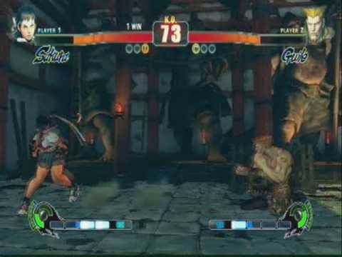Street fighter 4 Sakura (ishi) v Guile (Sean)