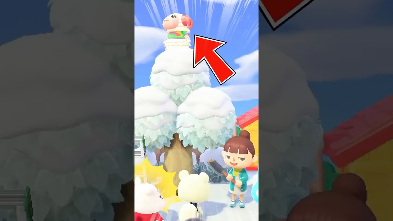 木のてっぺんの羊を助ける方法 #あつ森 #あつまれどうぶつの森 #animalcrossing