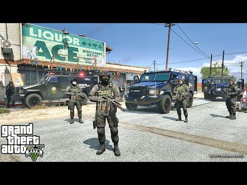 GTA 5 MODS LSPDFR 819 - SWAT PATROL!!! (GTA 5 REAL LIFE PC MOD)