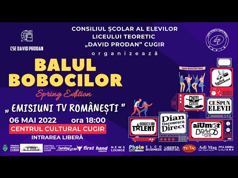 Promo Balul Bobocilor CNDP Cugir 2022 - „Emisiuni TV românești”