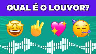 🎯 ADIVINHE A MÚSICA GOSPEL COM EMOJIS | Desafio musical.