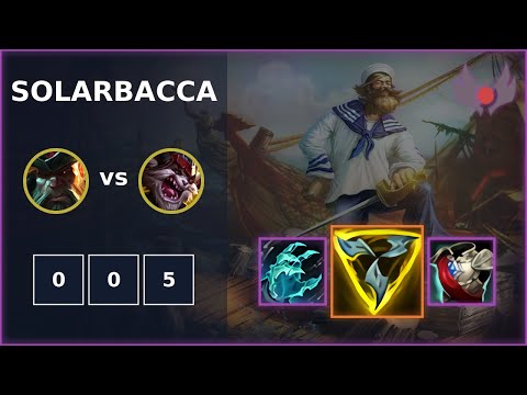 [ solarbacca ] Gangplank TOP vs Kled | NA GRANDMASTER | LOL Season 2022