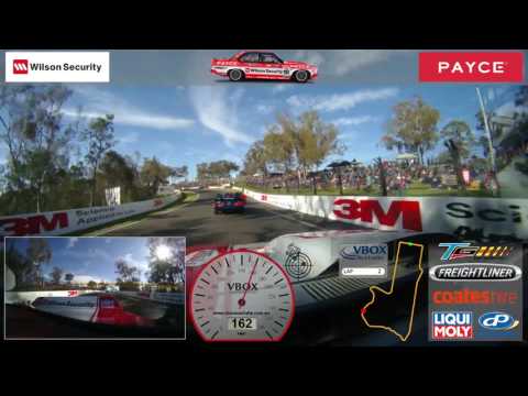 John Bowe in the Touring Car Masters at the iconic Bathurst circuit