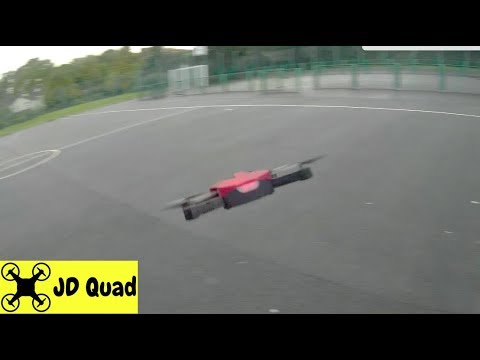 Eachine E52 TX Folding Quadcopter Drone Flight Test Review