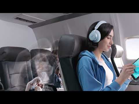 thumbnail video image 2 of Audífonos Inalámbricos Soundcore  Bluetooth Space One Blanco A3035Z21, 2 of 8