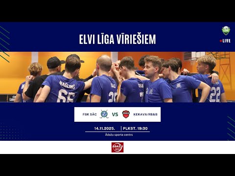 2025-11-14, 19:30, Elvi līga, FBK SĀC - Ķekava/RB&B