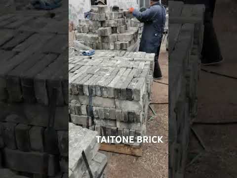 Reimagine your walls with the souls of TAITONE Reclaimed 100 years gray bricks! #brick #greybrick