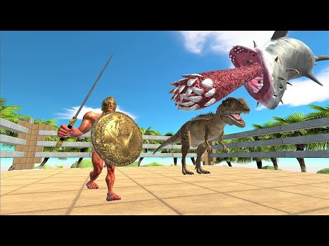 Update adds new units Achilles, Megalodon, Carcharodontosaurus! - Animal Revolt Battle Simulator