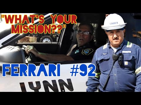 "I"m Calling The Police Right Now!!!". Lynn Transfer Station. Cop Shutdown. Covanta LLC. Lynn Mass.