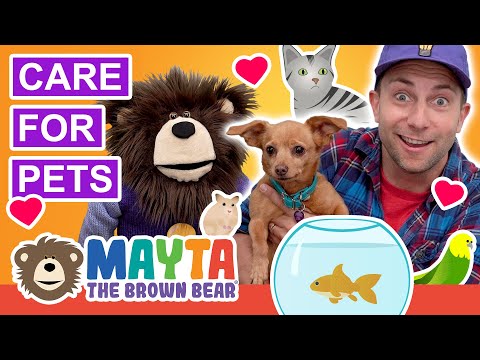 Teaching Kids to Care for Pets | Videos for Toddlers