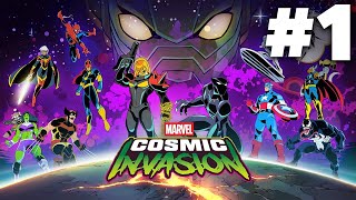 Marvel Cosmic Invasion Gameplay Walkthrough Part 1 - INTRO