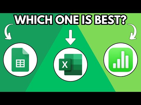 GOOGLE SHEETS VS EXCEL VS NUMBERS - FULL COMPARISON (2026)