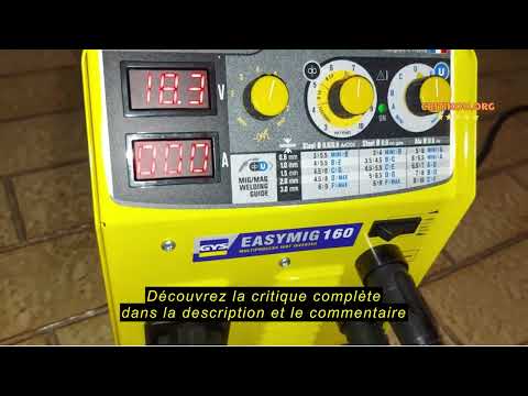 Avis sur la GYS 032255 Easymig 160 230 V