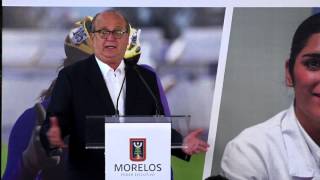 Anuncia Graco Ramírez 18 millones de pesos para impulsar empresas de jóvenes emprendedores.