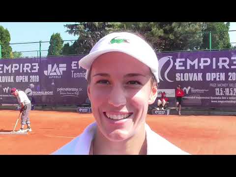 EMPIRE Slovak Open 2019: SF, Bernarda PERA (USA) - Veronica CEPEDE-ROYG (PAR) 6-2 6-0